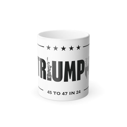 Triumph Trump 45 to 47 in 24 Color Changing Mug