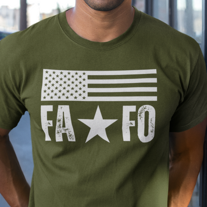 Men's FAFO Star American Flag T-Shirt