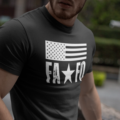 Men's FAFO Star American Flag T-Shirt