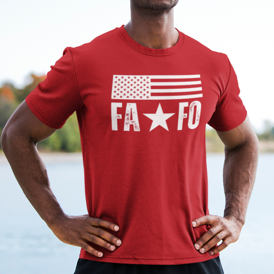 Men's FAFO Star American Flag T-Shirt