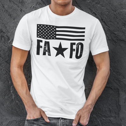 Men's FAFO Star American Flag T-Shirt