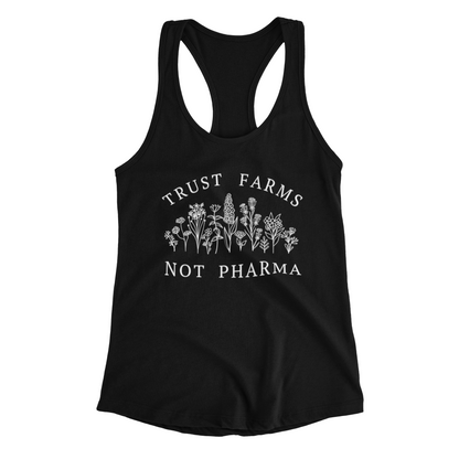 Trust Farms Not Pharma Tank Top for Women, Medical Freedom Informed Consent Tank for Women, Anti Government Conservative Conspiracy Theorist Shirt, Do Not Comply, from Forging Freedom