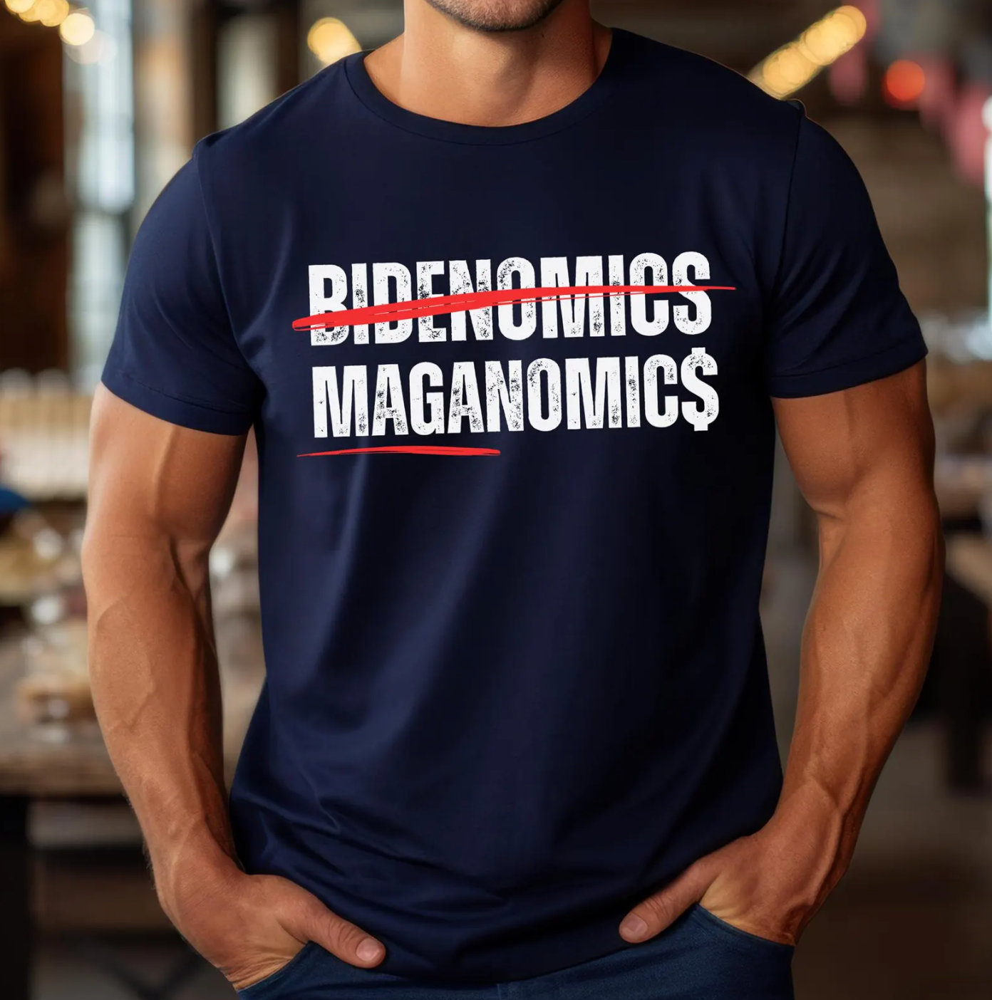 Men's Maganomics Not Bidenomics T-Shirt