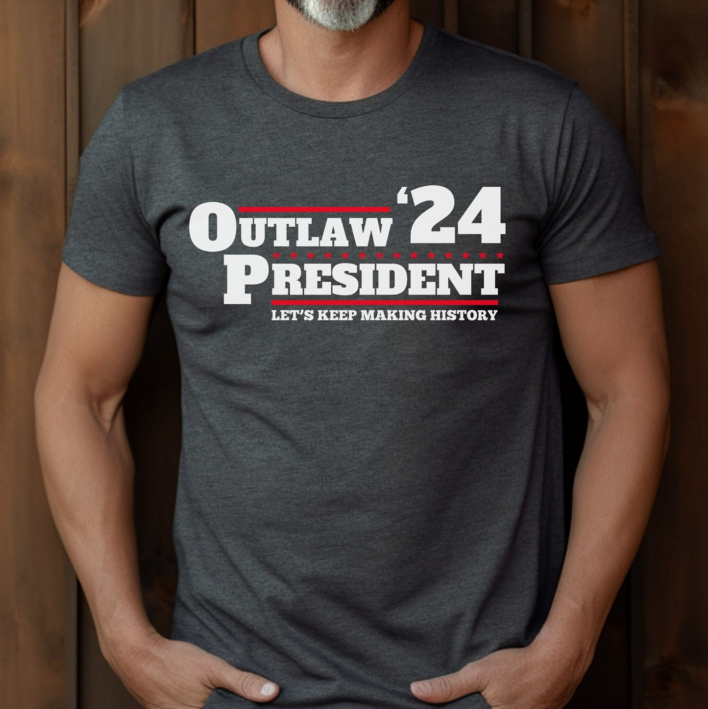 Men's Outlaw President Trump 2024