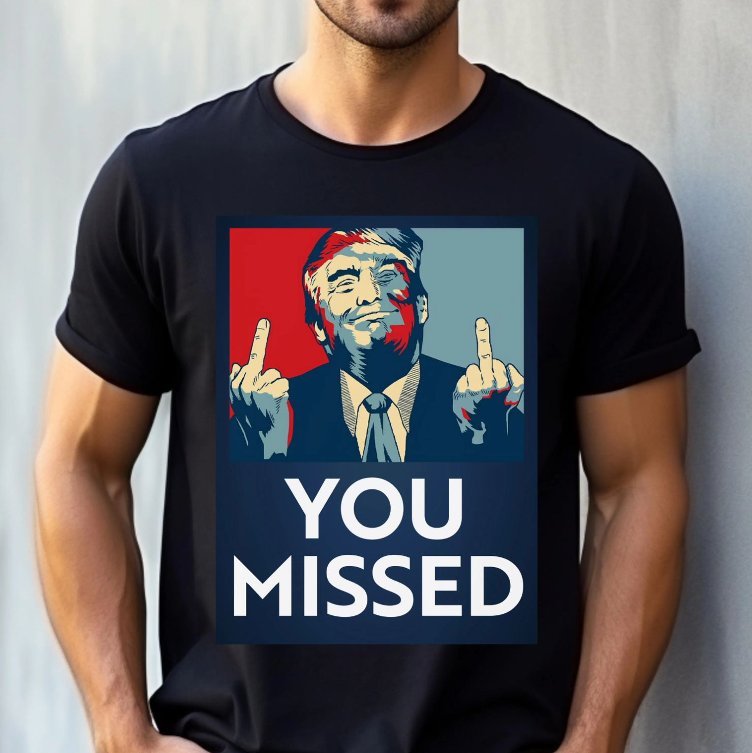 You Missed Shirt for Men Donald Trump for President 2024 Taking America Back Save USA 45 47 Stand with Trump Election Tshirt Conservative Will Not Bend or Break Standing in their Way Protect Trump Funny Political Graphic Tee Him Dad Husband Black, from Forging Freedom