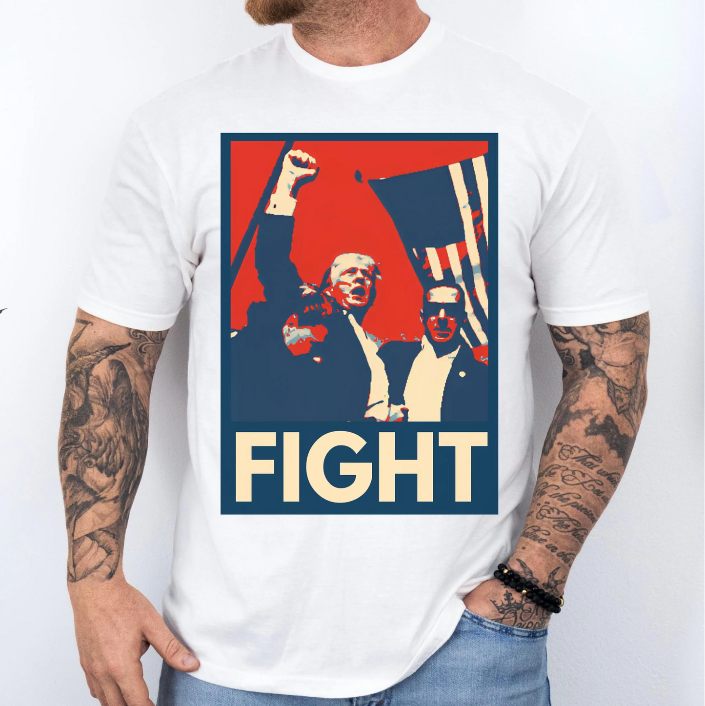 Fight Trump 2024 Shirt for Men MAGA 45 47 Election Tshirt Taking America Back Save USA Conservative Republican Felon My President Patriot Stand with Donald Trump Elect Will Not Bend Never Surrender Freedom Anti Biden Graphic Tee Gift Him White, from Forging Freedom