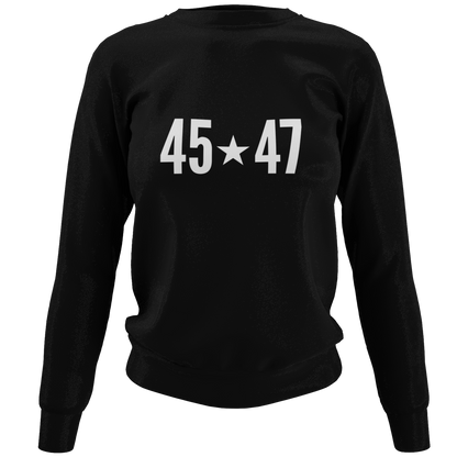 45 to 47 star Trump Sweatshirt