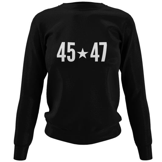 45 to 47 star Trump Sweatshirt