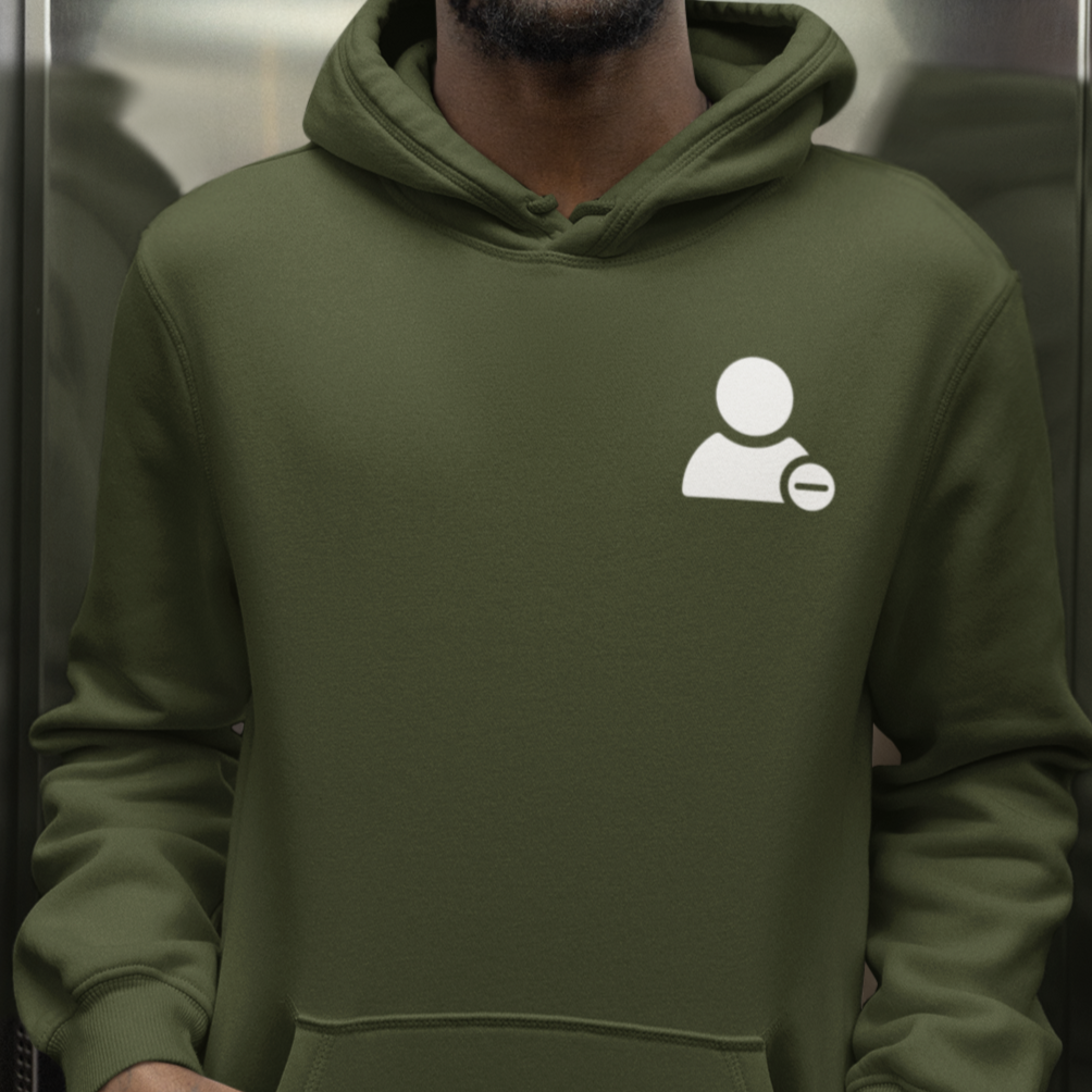 You are the carbon they're trying to reduce sweatshirt for men, global warming skeptic hoodie, climate change apparel, conservative co2 carbon dioxide hoodie, military green, from Forging Freedom