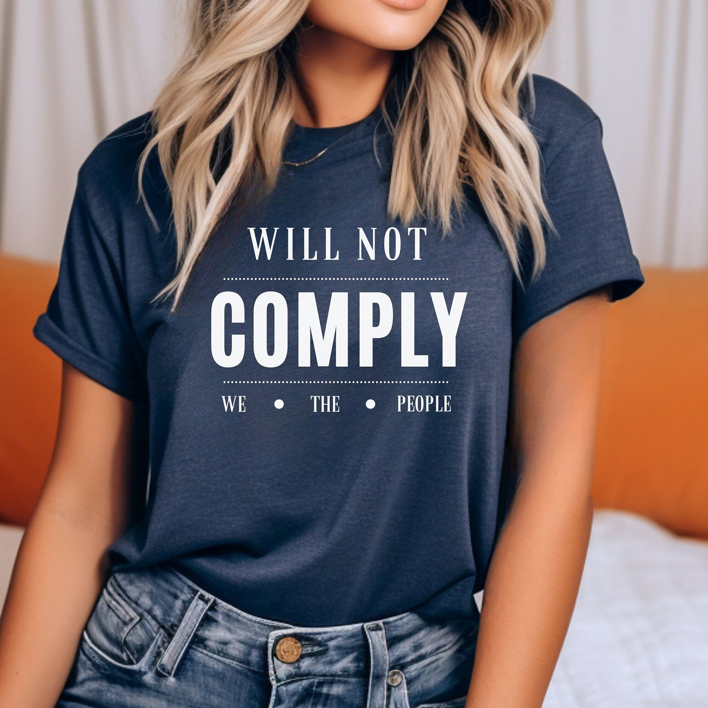 Women's We The People Will Not Comply T-Shirt