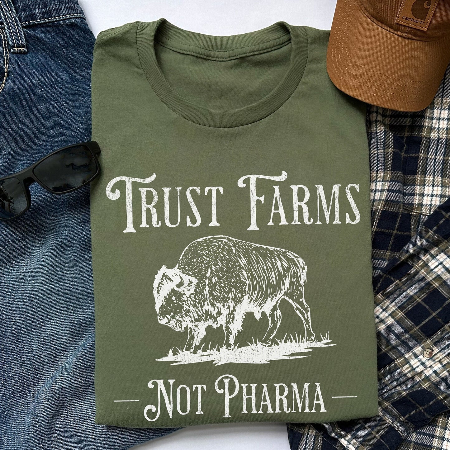 Men's Trust Farms Not Pharma T-Shirt