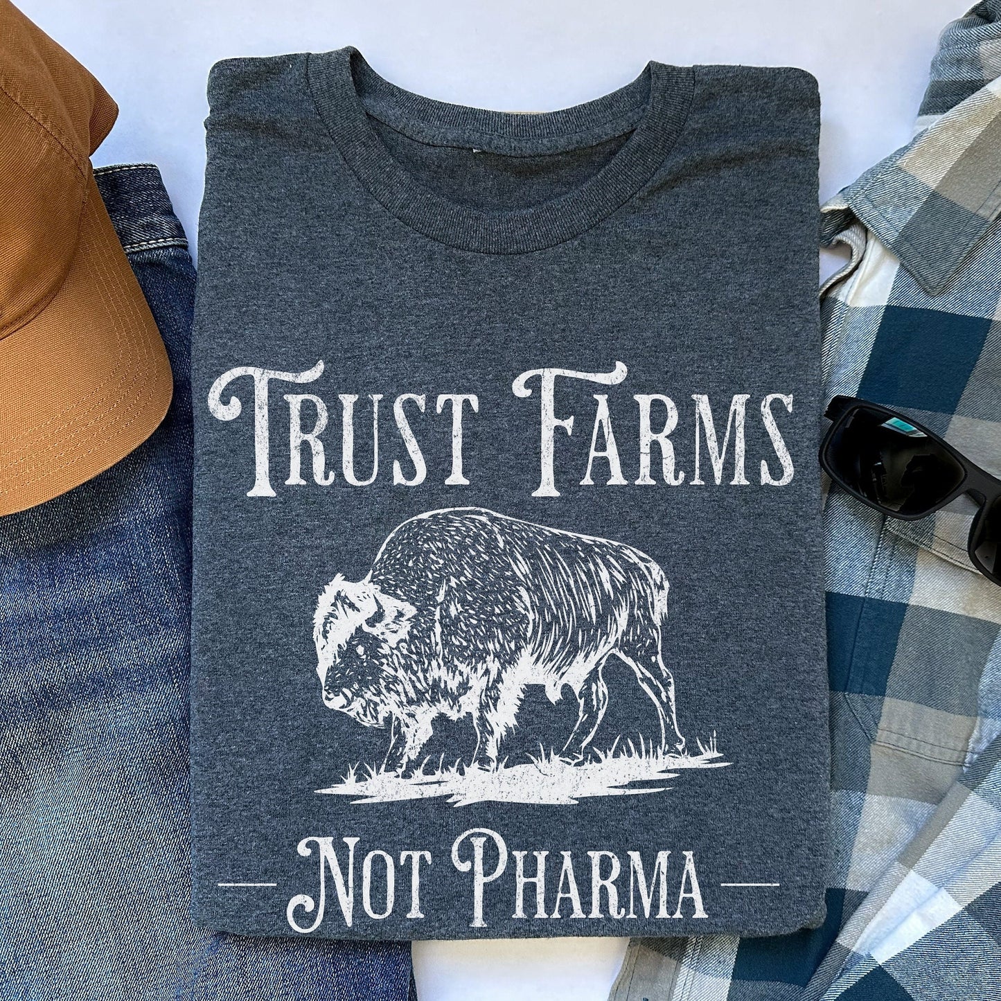 Men's Trust Farms Not Pharma T-Shirt