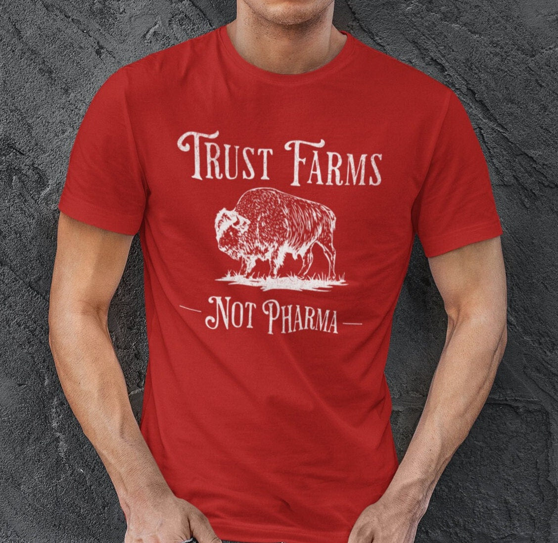 Men's Trust Farms Not Pharma T-Shirt