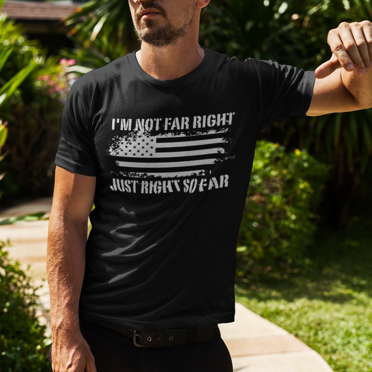 Not Far Right, Just Right So Far Shirt from Forging Freedom